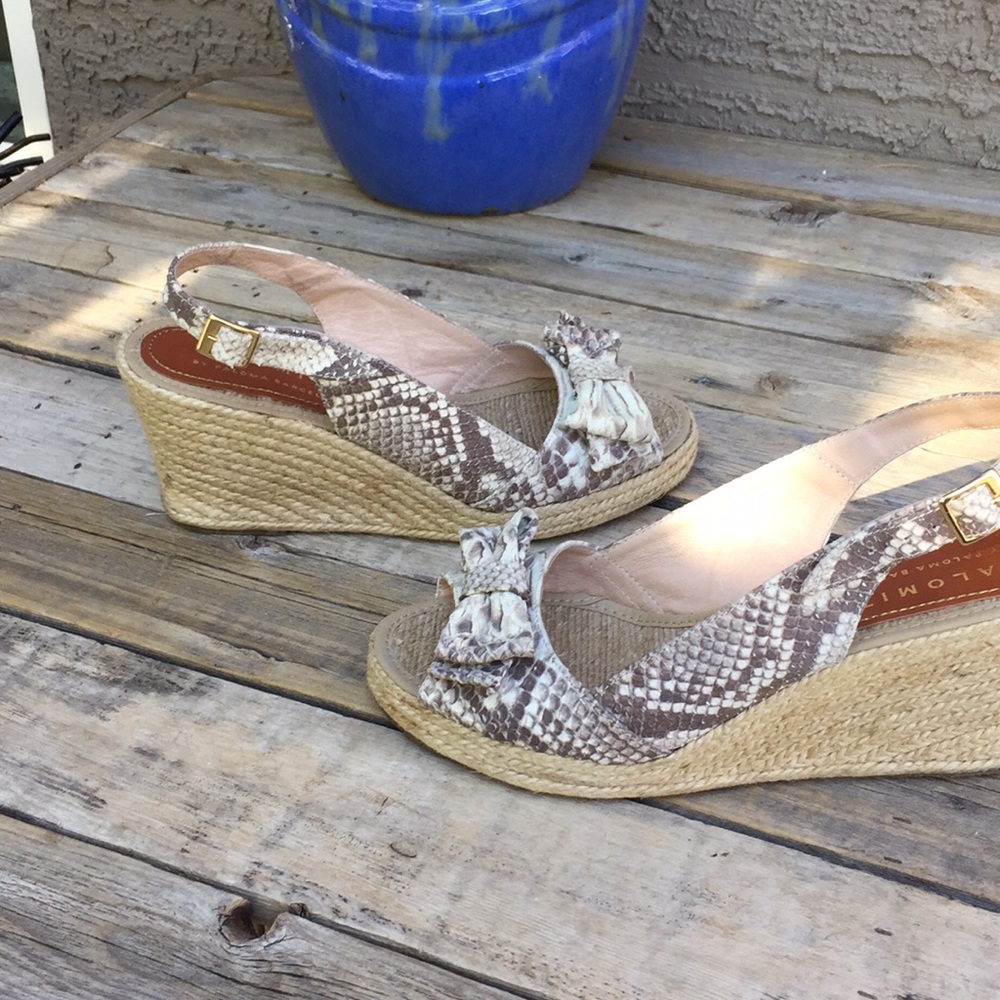 Palomitas wedge shoes